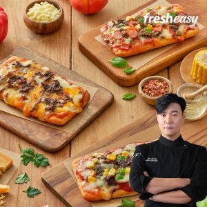 최현석 횡성축협 한우 사각피자 12팩(콤비네이션 4팩, 콰트로치즈 4팩, 허니불고기 4팩) TV상품