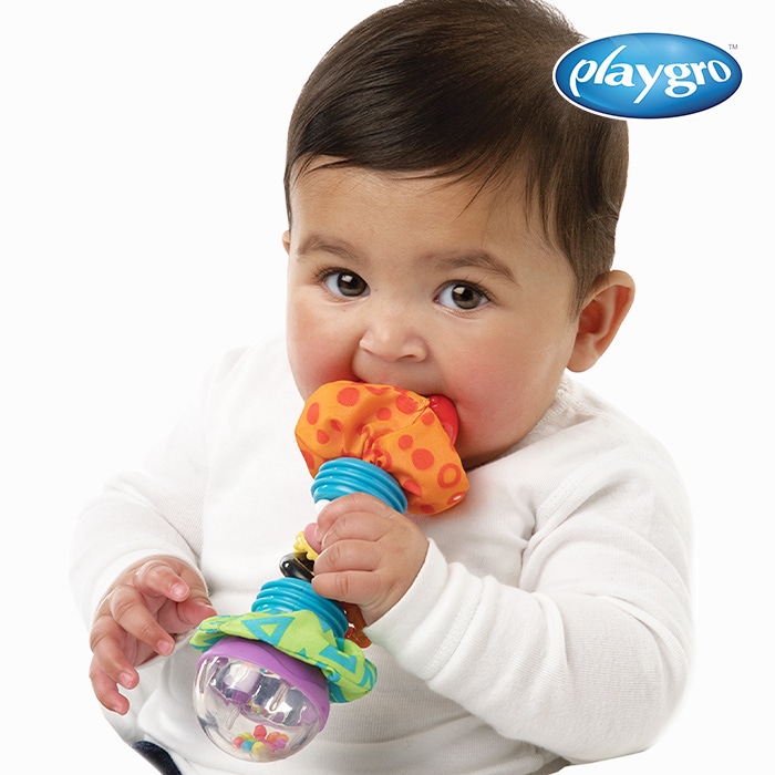플레이그로 슈퍼트위스트 아기 딸랑이