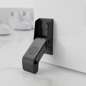 힙톡 도어스토퍼 [오토폴딩 블랙] 현관 말발굽 무타공 자석 스토퍼