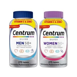 센트룸 Centrum 센트룸 실버 포 맨/포 우먼 50+ 멀티비타민 275정 남성여성 세트