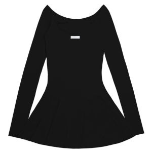 i:e Fluid Longsleeve Dress 01 / Black