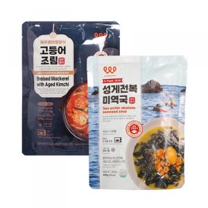 이제주몰 제주웰링 고등어 조림 1개+성게전복 미역국 1개