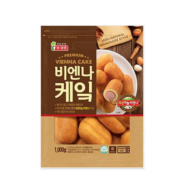 롯데햄 비엔나케익 미니핫도그