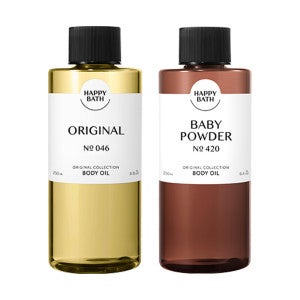 해피바스 해피바스 바디오일 오리지널 + 베이비파우더 250ml 2종