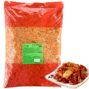 종가집 볶음김치 3kg 업소용 볶은 맛김치 국산 김치 녹