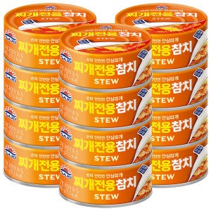 사조참치 사조 찌개전용 참치 85g x 12개 / 참치캔 통조림