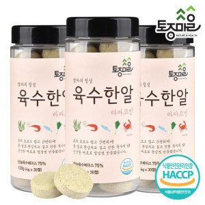 토종마을 HACCP인증 마마코인 육수한알 30코인 X 3통