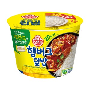 오뚜기 컵밥 햄버그덮밥 12개