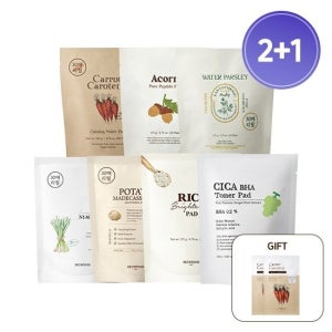 [스킨푸드] 패드리필 2+1_6종 교차선택 +증정 캐롯마스크 2매