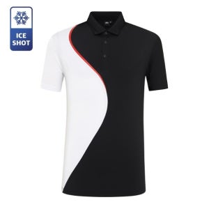 남성 아이스샷 물결 배색 제에리(X1TSU2519BK)