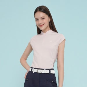 여성 반집업 캡소매 티셔츠(X1TSU6504LP)