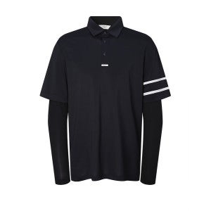 [헤지스 골프] 헤지스 남성 레이어드 냉감 하이브리드 티셔츠 105 HUTS5B313N3