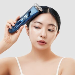 펄케어 딥블루 고주파 뷰티 디바이스 핫앤쿨 갈바닉 마사지기 홈케어 피부관리 미용기기 (정가 290,000원)