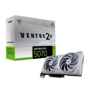 MSI 지포스 RTX 5070 벤투스 2X OC 화이트 D7 12GB 그래픽카드