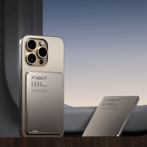 오엠티 초슬림 맥세이프 보조배터리 5000mAh 무선 고속충전 PD 20W 아이폰 갤럭시 핸드폰 보조 배터리 X6