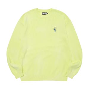 위캔더스 브러쉬 풀오버 니트 레몬 WCL016