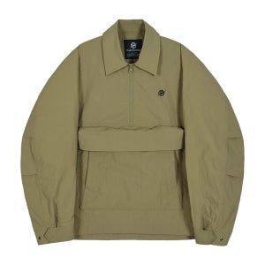칼라파타르 나일론 타슬란 하프 집업 아노락 자켓 카키 KB1JK1071MKH
