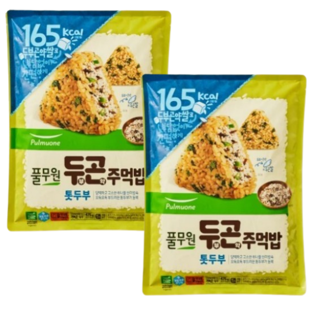 <b>풀무원</b> <b>풀무원</b> 두부 곤약 주먹밥 톳두부 475g x 2개