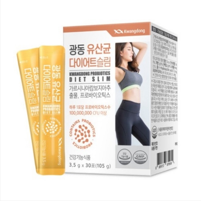광동 유산균 다이어트슬림 30포 x 5개월분 모유유래유산균  105g  5개