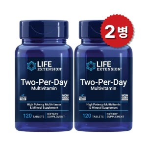 라이프 익스텐션 투퍼데이 태블릿 Life Extension Two-Per-Day Tablets 120 태블릿 2팩 *S00165_2