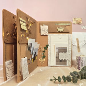 자꾸 생각나 빈티지 편지 기념일 생일 포토 편지지, 소중해 핸드메이드