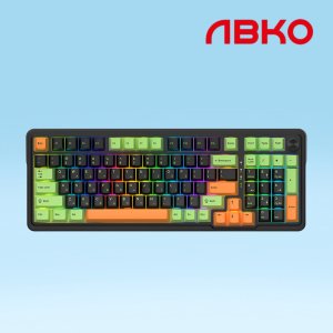 앱코 앱코 AK99 3모드 OTEMU 특주축 기계식 키보드 그린 멜론축