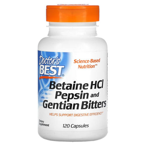 닥터스베스트 <b>베타인HCL 펩신</b> Gentian Bitters 120정