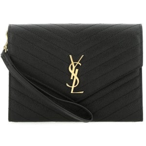 프라다 모노그램 퀄팅 클러치 617662 BOW01 1000 25SS 마틀라세 언벨롭 클러치백 131386660