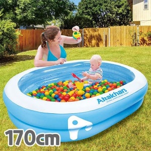 [보리보리]아라칸 에어쿠션풀170cm 아기 수영장 볼풀장 베란다 물빠짐구멍