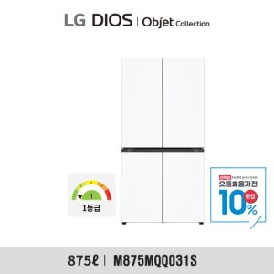 LG 디오스 오브제 냉장고 875L M875MQQ031S (화이트/화이트) TV상품