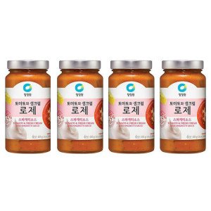 청정원 로제 스파게티소스 600g x 4개