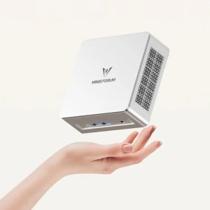 미니스포럼 UM760 Plus 라이젠 R5-7640HS 미니PC 65W 고성능 2.5G 미니 컴퓨터