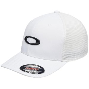 오클리 메쉬 골프 일립스 화이트/블랙 스냅백 모자 OAKLEY ELLIPSE MESH