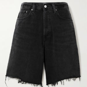 에이골디 데님쇼츠 AGOLDE Indra distressed denim shorts 1647597356793017
