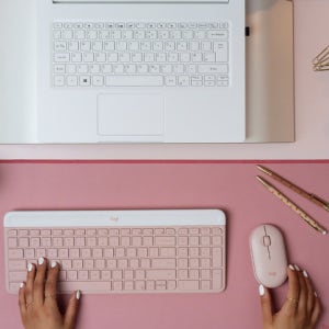 [로지텍] MK470 Rose