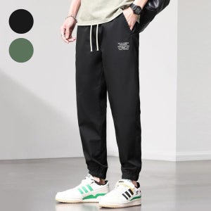 로아리빙 남성 여름 조거팬츠 쿨링 작업복 등산 트레이닝 밴딩바지