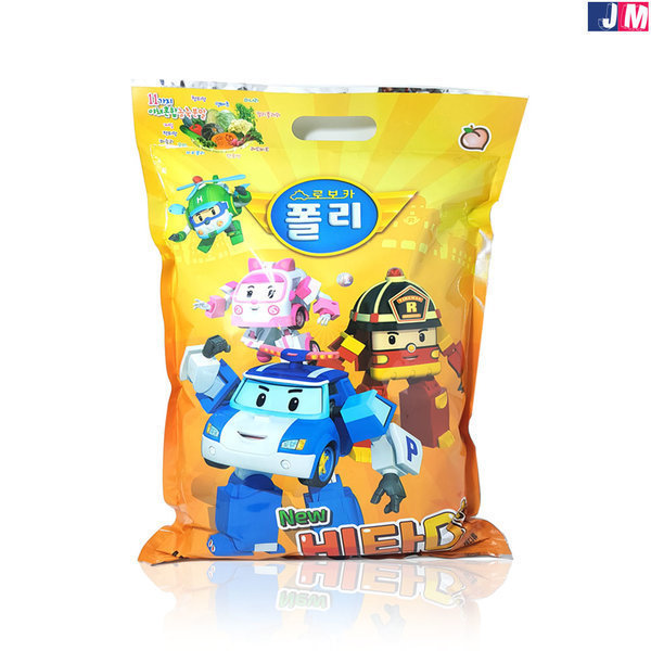 폴리1000정(복숭아맛) 캐릭터 키즈비타민 개별포장