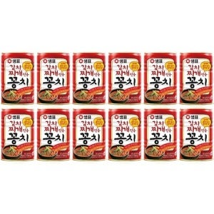 샘표 샘표 김치찌개용 꽁치 400g X 12개