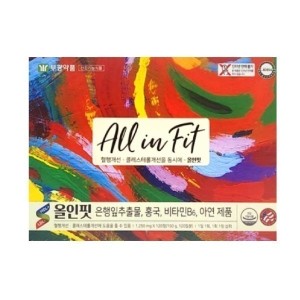 <b>부광약품</b> 올인핏 All in Fit 120정(60정x2개)