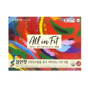 <b>부광약품</b> 올인핏 All in Fit 120정(60정x2개)