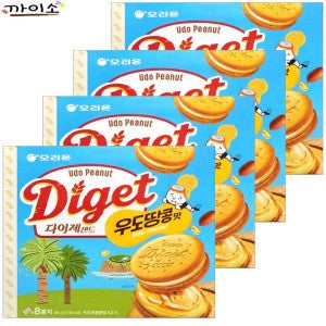 닥터유 다이제샌드 우도땅콩맛 (8봉입)392g x4