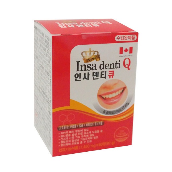 <b>네이처생명과학</b> 인사덴티큐 60정 /인사큐골드 인사 덴티 큐