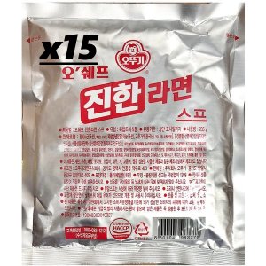 오뚜기 오뚜기 오쉐프 진한라면 스프 285g x15개 /