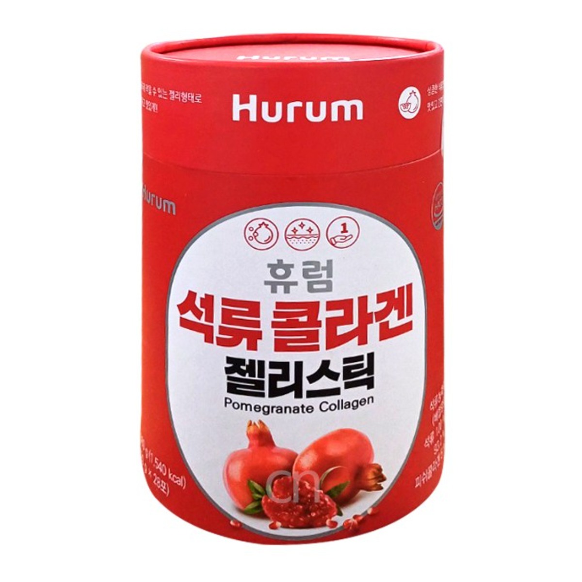 <b>휴럼</b> 석류 콜라겐 젤리스틱 (사은품 마이비데 발란스케어 휴대용)  2개  560g