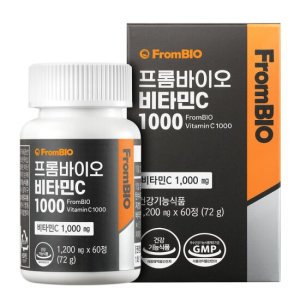 프롬바이오 <b>프롬바이오 비타민C</b> 1000 60정x1병/2개월 항 산 화