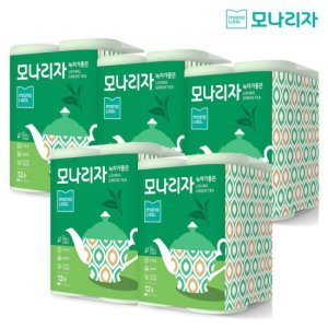 모나리자 녹차가좋은 3겹 30M 12롤 5개 총60롤
