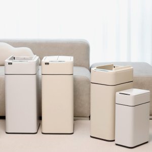 패밀리 SET 20L+30L 스마트 자동 센서 쓰레기통 냄새차단 종량제 휴지통 날개형