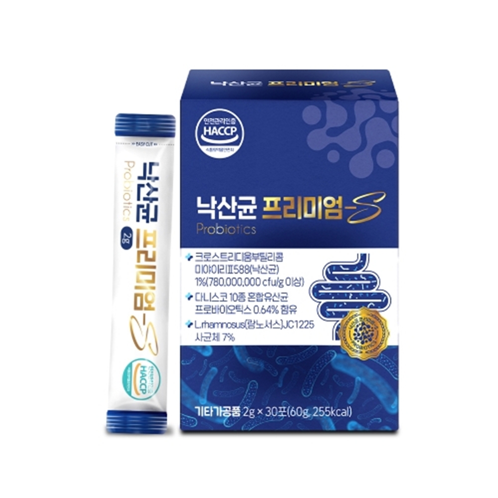 낙산균 <b>프리미엄</b>S 2g x 30포, 1개