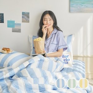 [모던하우스] ON 여름 쿨 팝핑 시어서커 싱글 차렵이불 150X200 3 color