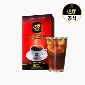 G7(식품) 베트남 블랙커피 퓨어블랙 라이트  0.9g x 110개입